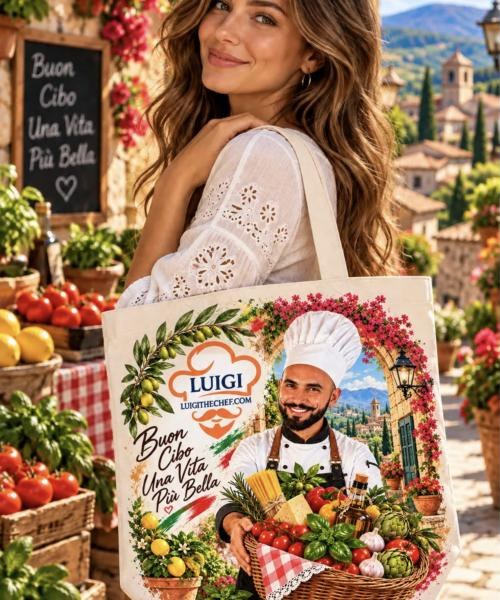 Chef Luigi's Market Bag
