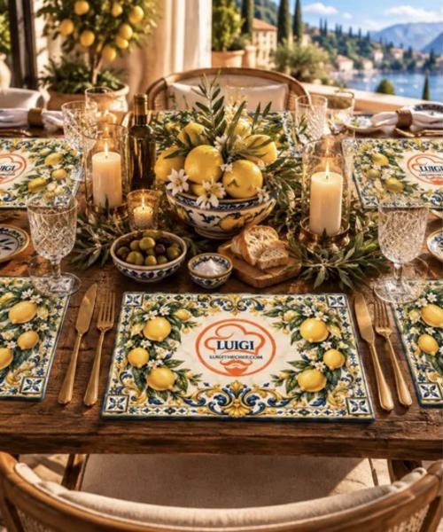 Chef Luigi's Signature Placemat Set of 4